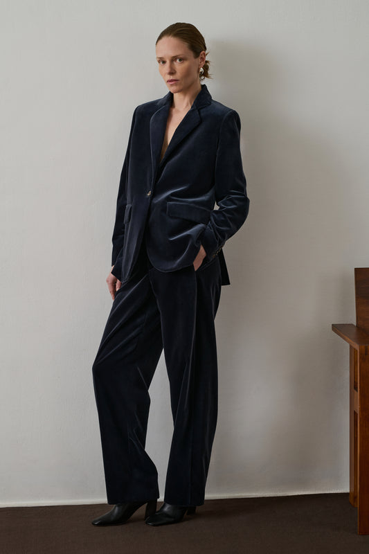 Pantalon Celestin - Gris Anthracite - Coton - Femme