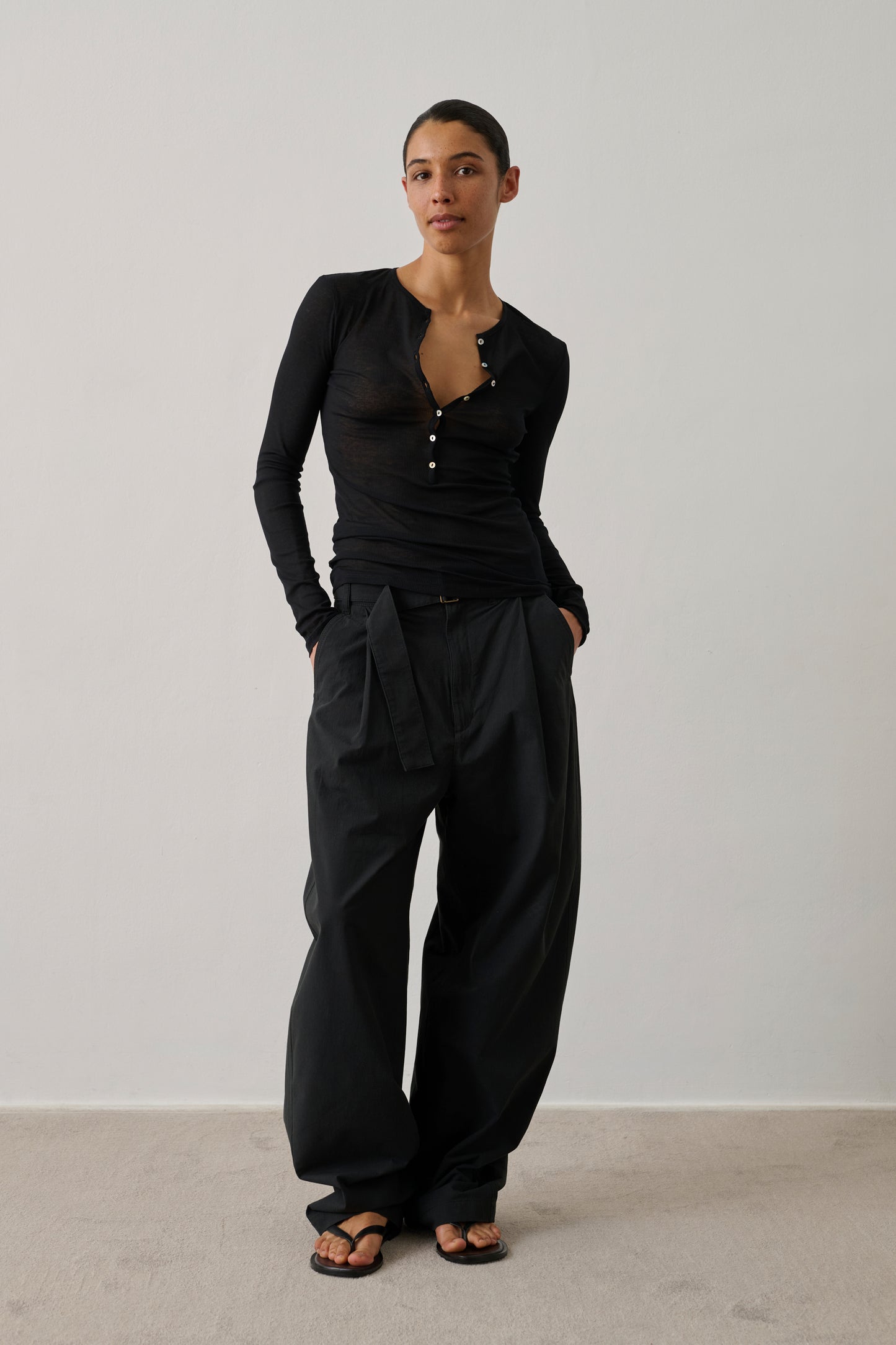 Tee-Shirt Isabella - Noir - Coton - Femme