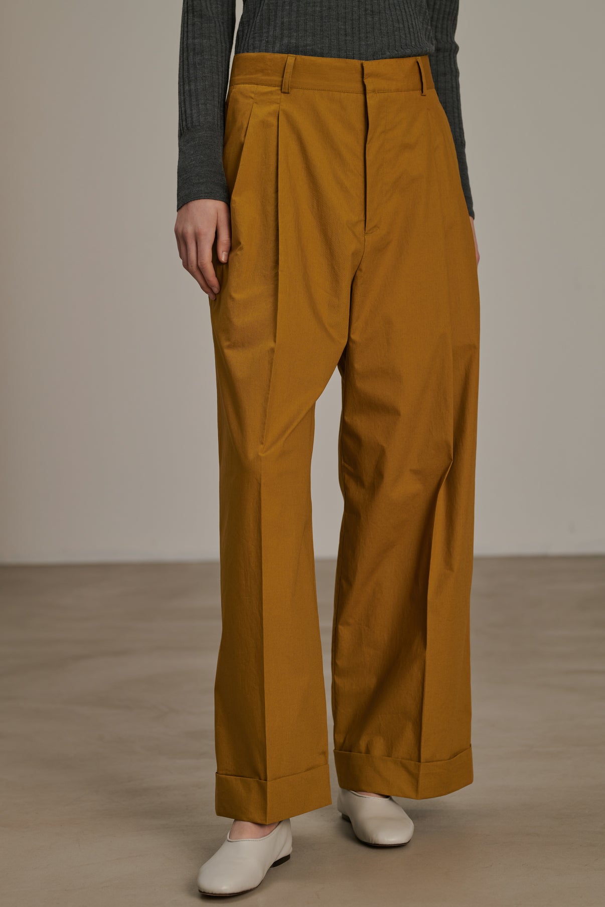 Pantalon Watson - Bronze - Coton - Femme vue 2