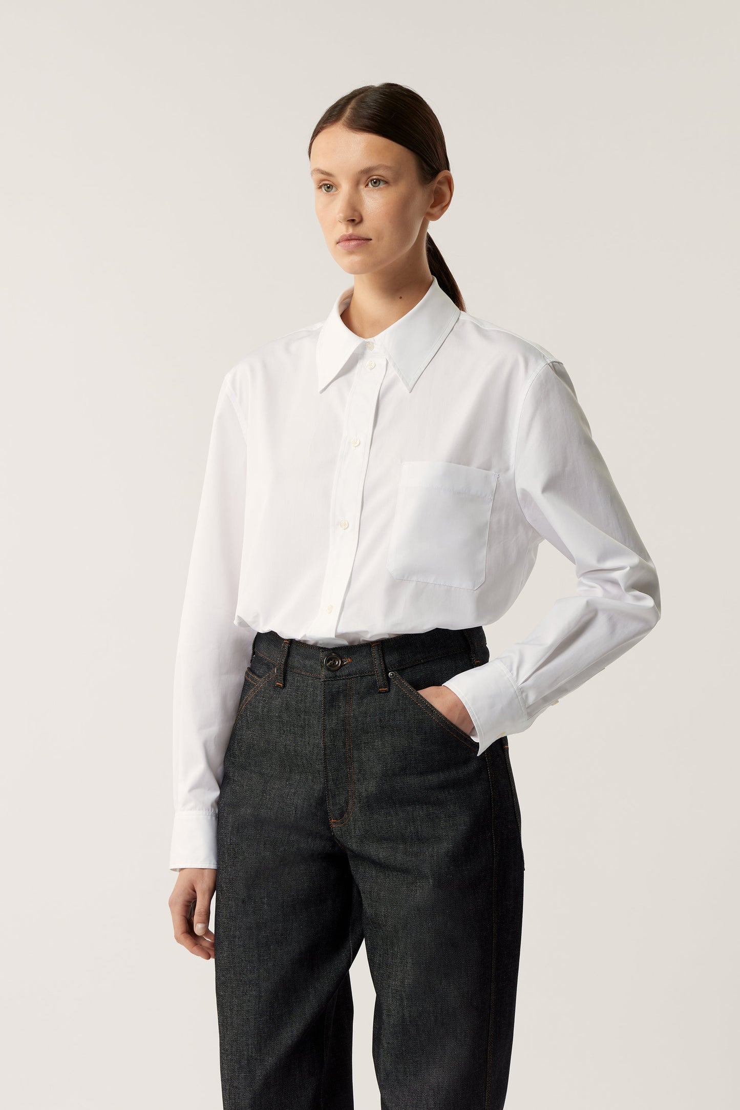 SAPHIR WHITE SHIRT